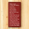 Slickblue Love You More Quote Wall Art, Solid Knotty Pine, Rustic Wood Sign, Farmhouse Style Decor, Color Options - 2 of 3