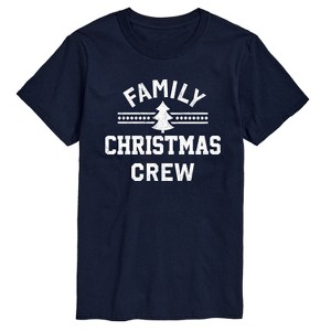 Men's - Instant Message - Family Christmas Crew Short Sleeve Graphic T-Shirt - 1 of 4