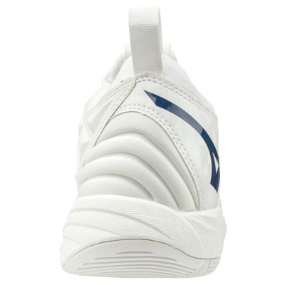Обувь Mizuno Wave Momentum Women's Volleyball Shoe Womens Size 11 In Color White-Navy (0051) — фото 5
