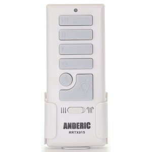 Anderic RRTX015 Replacement Ceiling Fan Remote Control for Harbor Breeze A25-TX015A - 1 of 4