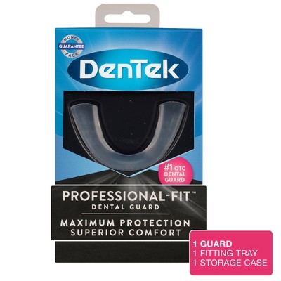 DenTek Professional-Fit Dental Guard for Nighttime Teeth Grinding with Guard, Fitting Tray, & Storage Case