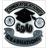 Jolee's Boutique Dimensional Stickers - Hats Off Grad, 6pcs - 2 of 2