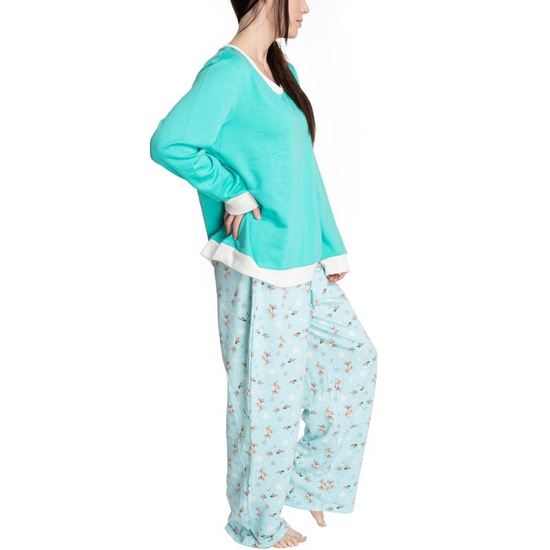 Hanes Womens Holiday Hibernation Pajama Set, 2 of 5