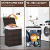 FDW Laundry Basket 90/110L Foldable with Lid & 6 Laundry Bags Clothes Hamper - 4 of 4