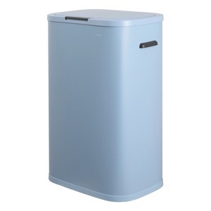 happimess Tammi Kitchen 14.5-Gallon Slim Metal Push Button Trash Can - 1 of 4