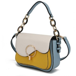 MKF Collection Fantasia Solid Vegan Leather  Women's Crossbody Bag by Mia K - 1 of 4