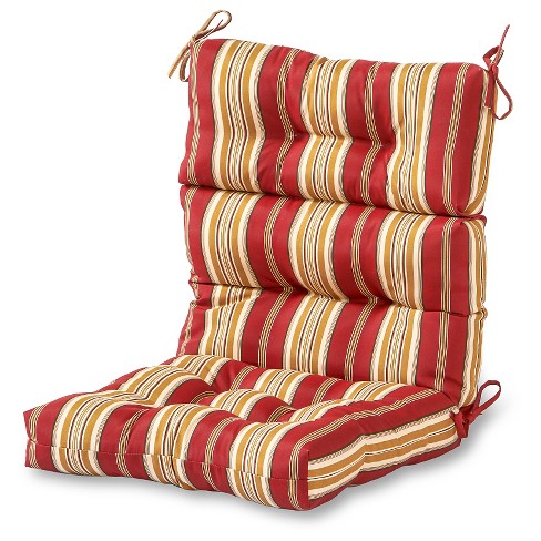 Striped garden chair cushions new arrivals