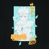 Seven Times Six Naruto T-Shirt Boys' Black and White Sketch Short Sleeve Graphic Tee Black - 2 of 4