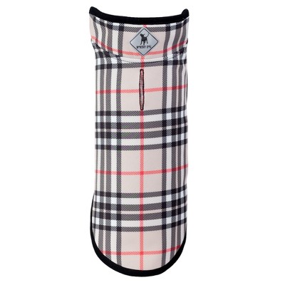 The Worthy Dog Tan Plaid Softshell Jacket