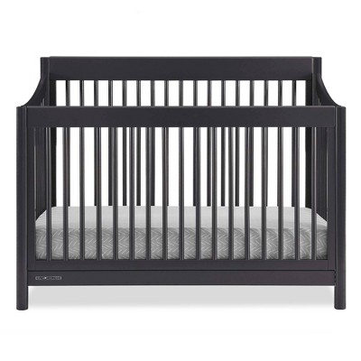 Midnight Grey 6-in-1 Convertible Crib with Modern Spindles