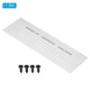 Unique Bargains Aluminum Rectangle Mesh with Mounting Screw Cabinet Air Vent Cover - 3 of 4