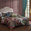Bebejan Birds on Chocolate Brown 100% Cotton 5 Piece Reversible Comforter Set - 2 of 4