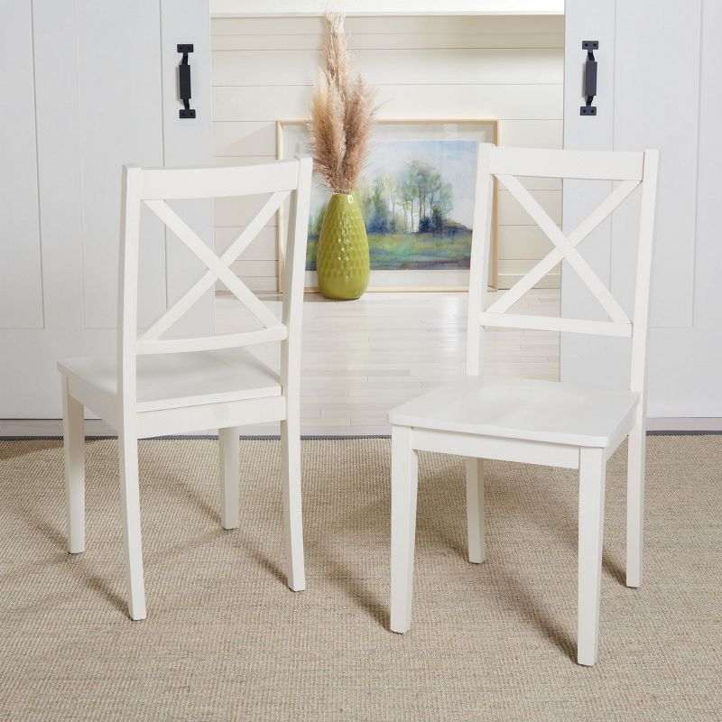 Silio X Back Dining Chair (Set of 2)  - Safavieh, 2 of 10