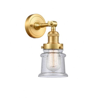 Innovations Lighting Canton 1 - Light Sconce in  Satin Gold