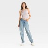 Women's Asymmetrical Hem Tank Top - Wild Fable™ - 3 of 3