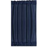 PiccoCasa Thermal Insulated French Blackout Single Panel Door Room Darkening Curtain Panel