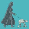 Women's Star Wars Darth Vader AT-AT Walking the Dog Racerback Tank Top - 2 of 4
