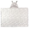 Hudson Baby Infant Hooded Animal Face Plush Blanket, Zebra, One Size - 3 of 3