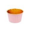 Sparkle and Bash 100 Pack Pink and Gold Foil Paper Cupcake Liners Wrappers, Standard Muffin Baking Cups - 3 of 4