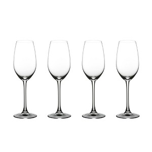 Nachtmann ViVINO Champagne Flutes – Set of 4 Lead-Free 9 oz Crystal Glassware, Modern Stemmed Design for Sparkling Winery, Durable Glasses - 1 of 4