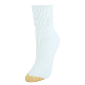 Gold Toe Women's Providence Turn Cuff Cotton Blend Socks (3 Pair Pack) - 1 of 4
