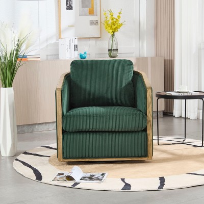 NicBex Swivel Accent Chair Modern 360 Degree Barrel Chair Club Chair Leisure Arm Chair Sofa Chair for Living Room, Bedroom, Office