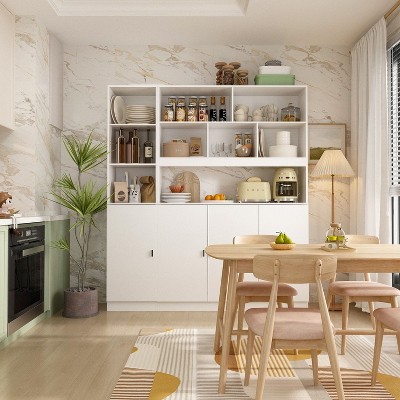 FUFU&GAGA Combination Modular Cabinet Living Room Display Cabinet Storage Solutions