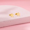 Girls' Polished Star Screw Back 14k Gold Earrings - In Season Jewelry - 4 of 4