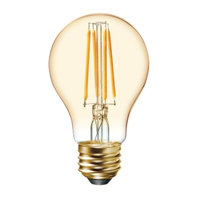 General Electric 2pk 60W VintaAline Filament Amber LED Light Bulb White