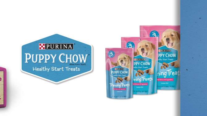 Nestle Purina Puppy Chow Training Dog Treats with Seafood Flavor - 24oz, 2 of 9, play video
