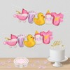 Beistle Jumbo It's A Girl! Fanci-Fetti, 2.25" x 2.75", (12/Pkg) Pink - 2 of 4