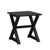 Racxily Accent Table, Square Side Table & Nightstand with Veneer Finish - 3 of 4