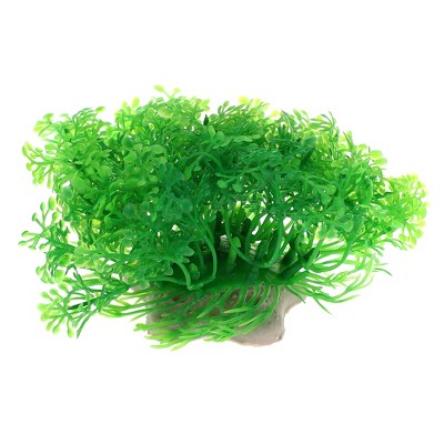 Unique Bargains Artificial Aquarium Grass Ball for Fish Tank Landscape Decoration Green 2.56x4.92 Inch 1 Pcs