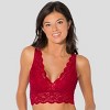 Smart & Sexy Women's Signature Lace Deep V Bralette 2-Pack - 3 of 4