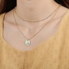 Unique Bargains Layered Choker Necklaces Circle Pendant Choker Necklace for Women Girl Gold Tone 1PC - image 2 of 4