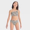 Girls' Leopard Swimsuit Bottom - art class™ Black - 3 of 3
