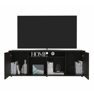 Bozeman TV Stand for TVs up to 60" Black - Boahaus - 1 of 4