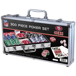 MasterPieces 300 Piece Poker Chip Set - NFL San Francisco 49ers - 1 of 4