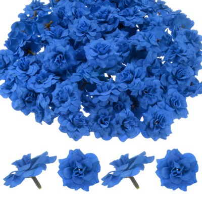 Unique Bargains Silk Rose Artificial Flower Heads Bouquet Decor