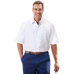 KingSize Tall Wrinkle-Free Short-Sleeve Dress Shirt - 1 of 4