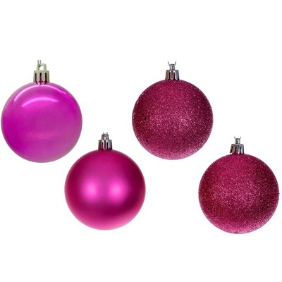 Vickerman Hot Pink Ball Ornament