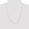 Black Bow Jewelry 0.7mm, 14k White Gold, Octagonal Snake Chain Necklace - 2 of 4