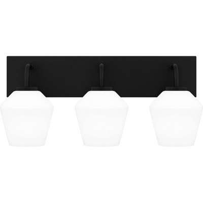 Quoizel Lighting Nielson 3 - Light Vanity in  Matte Black