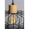 Maxim Lighting Bjorn 1 - Light Pendant in  Black/Natural Wood - 3 of 4