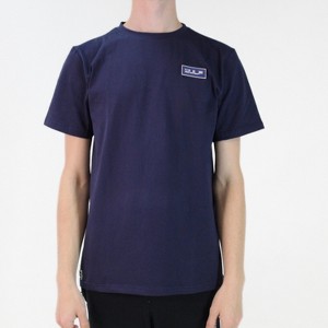Men’s T-Shirt Navy Blue with White Logo - 1 of 3