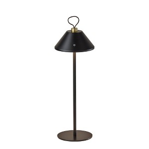 Adesso Danny Cordless Table Lamp (Includes LED Light Bulb) Black: ETL Listed, Touch Sensor, 3-Way Light Settings - 1 of 4