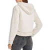 Women's faux-shearling Hoodie Sweatshirt Pullover - AQUA - 2 of 2