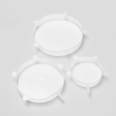 Keep Fresh Set of 3 Bowl Covers Clear - Room Essentials™