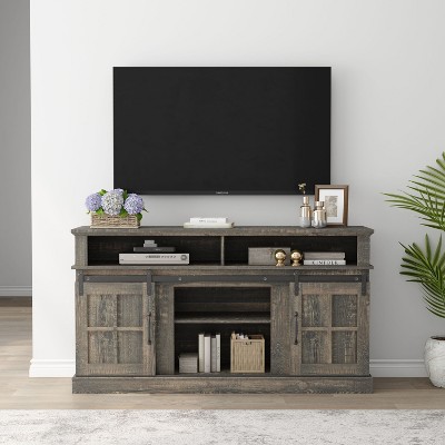 NicBex TV Stand Modern 58 Inch TV stand with Storage Cabinet and Shelves Entertainment Center for Living Room, Bedroom