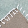 Unique Bargains Rustic Cotton Linen Waterproof Dinner Party Christmas Table Cover 2 Packs - 3 of 4